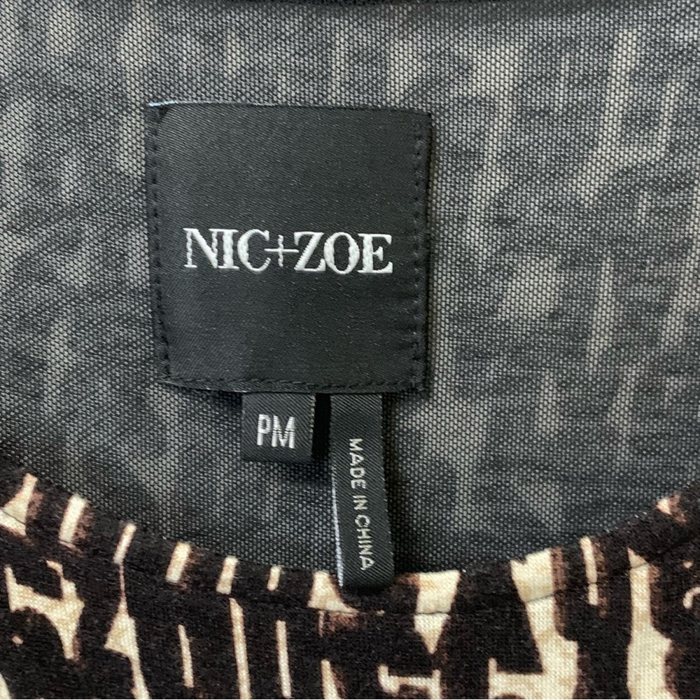 NIC+ZOE Women's Letterpress Dress, Size PM - Picture 4 of 6